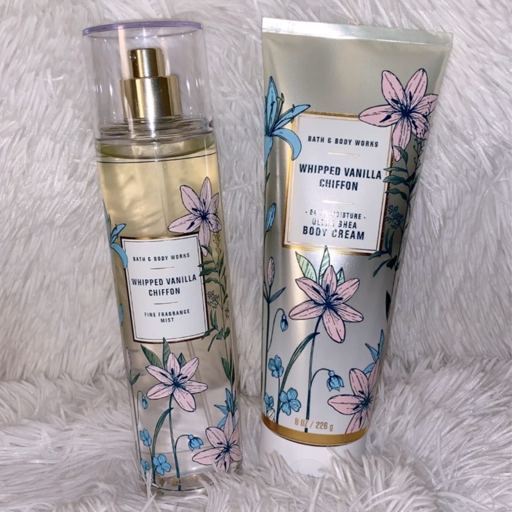 Bath & Body Whipped Vanilla Chiffon Set